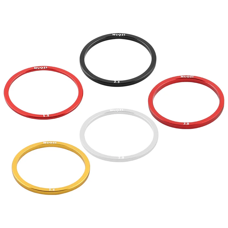 MUQZI 5 шт. шайба каретки для велосипеда 1 5/2/2 5/3 мм прокладка кассеты BB68 BB73 BB90 BB92