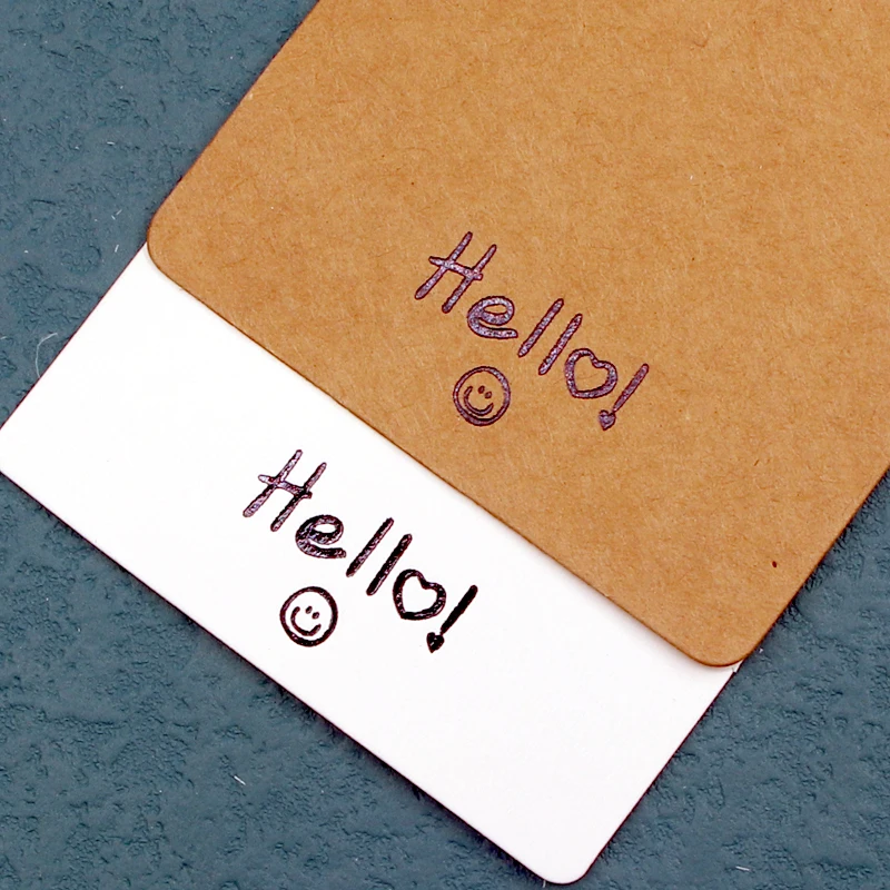 Подгоняемый логотип для держателя сережек ювелирных изделий визитных карточек