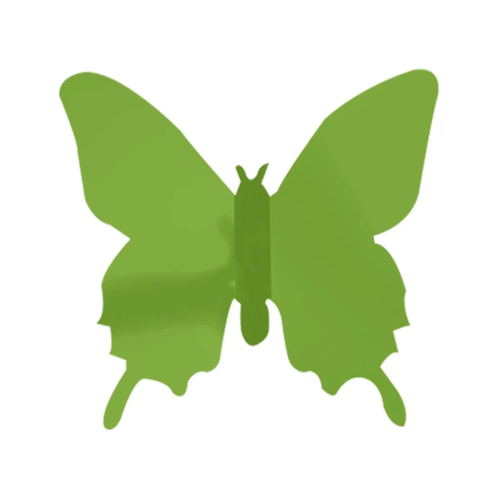 

12/24pcs Mirror Wall Sticker Decal Butterflies 3D Mirror Wall Art Party Wedding Home Decors Butterfly fridge Wall Decal