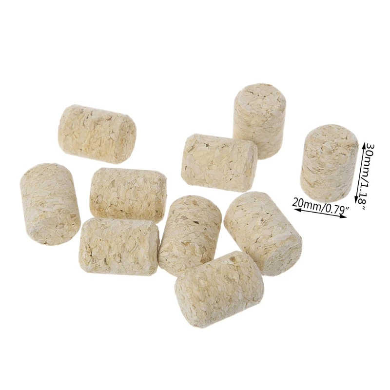 

10 шт./лот прямая деревянная пробка для бутылки вина, пробка для бутылки P15F