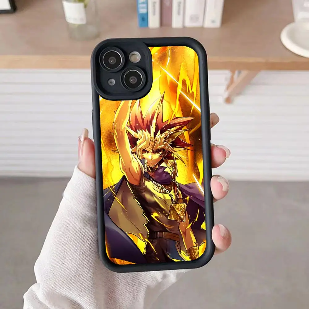 Фото Чехол для телефона Yugioh Yami Yugi для iPhone 17 16 15 14 13 12 11 Air Pro Max Plus, черный, мягкий, из ТПУ, противоударный №3