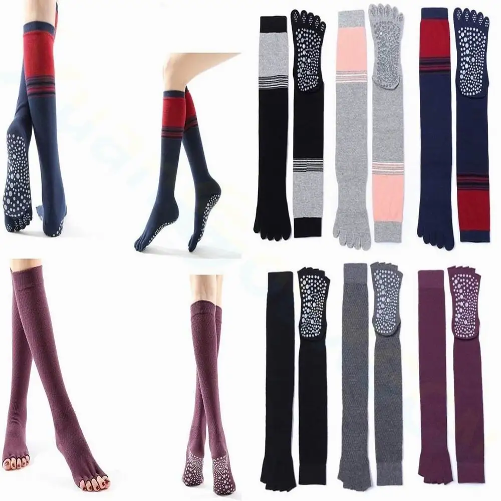 Женские носки с напуском гетры весна-лето высокие чулки до бедра тонкие дышащие