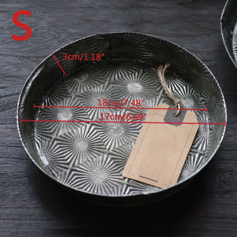 

Ретро круглый поднос для хлеба AhunderJiaz