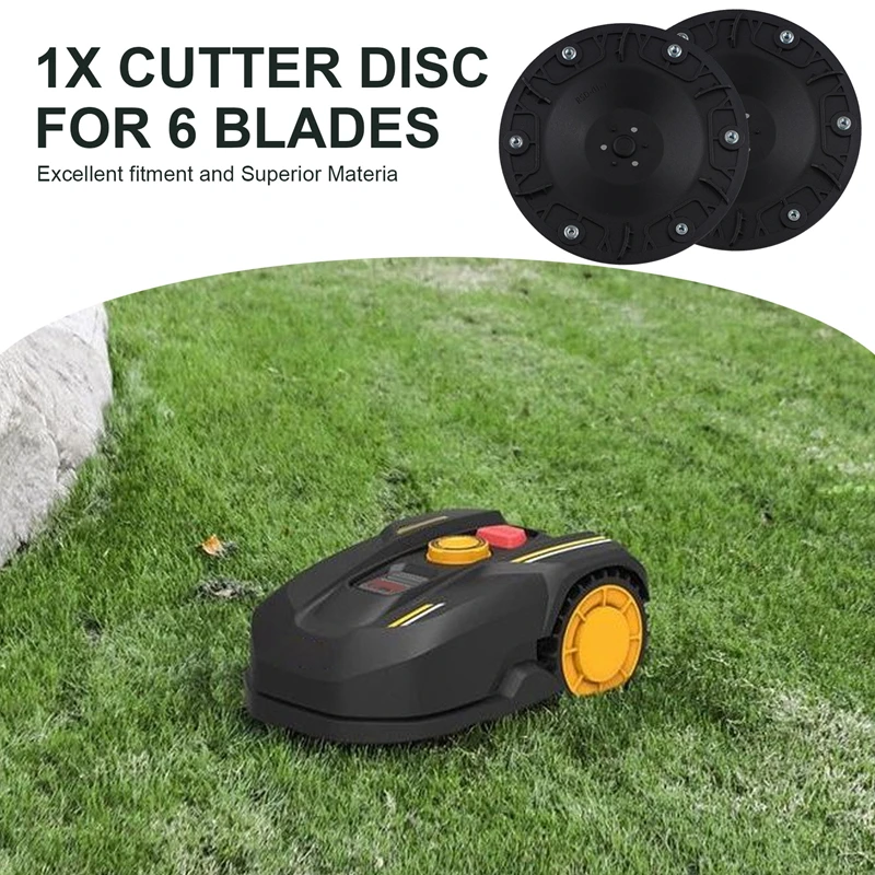 Диск резак для 6 лезвий Worx Landoid косилка-роботов M500 WR141E M700 WR142E электроинструменты