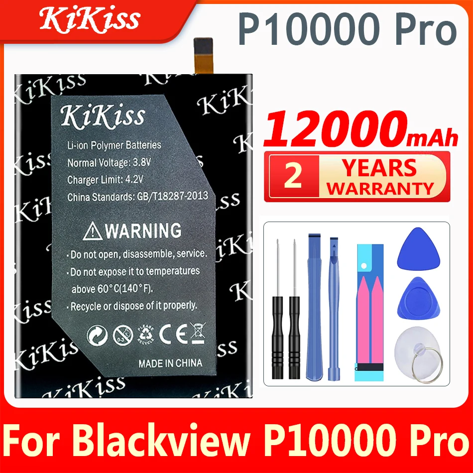 Аккумулятор KiKiss 12000 мАч P10000 Pro для Blackview P10000 Pro P10000Pro MT6763