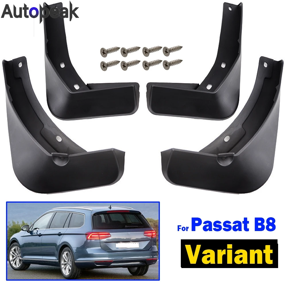

Комплект для VW Passat B8 3G Estate Variant 2016-2021 автомобильные брызговики брызговики передние и задние стайлинги 2017 2018 2019 2020