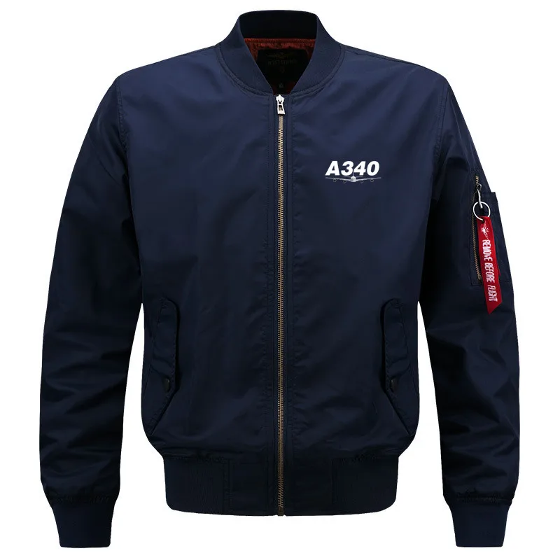 New 2023 Man Jacket Coat Spring Autumn Winter Military Outdoor Flight A340 Pilots Ma1 Bomber Jacket Fashion Jackets for Men