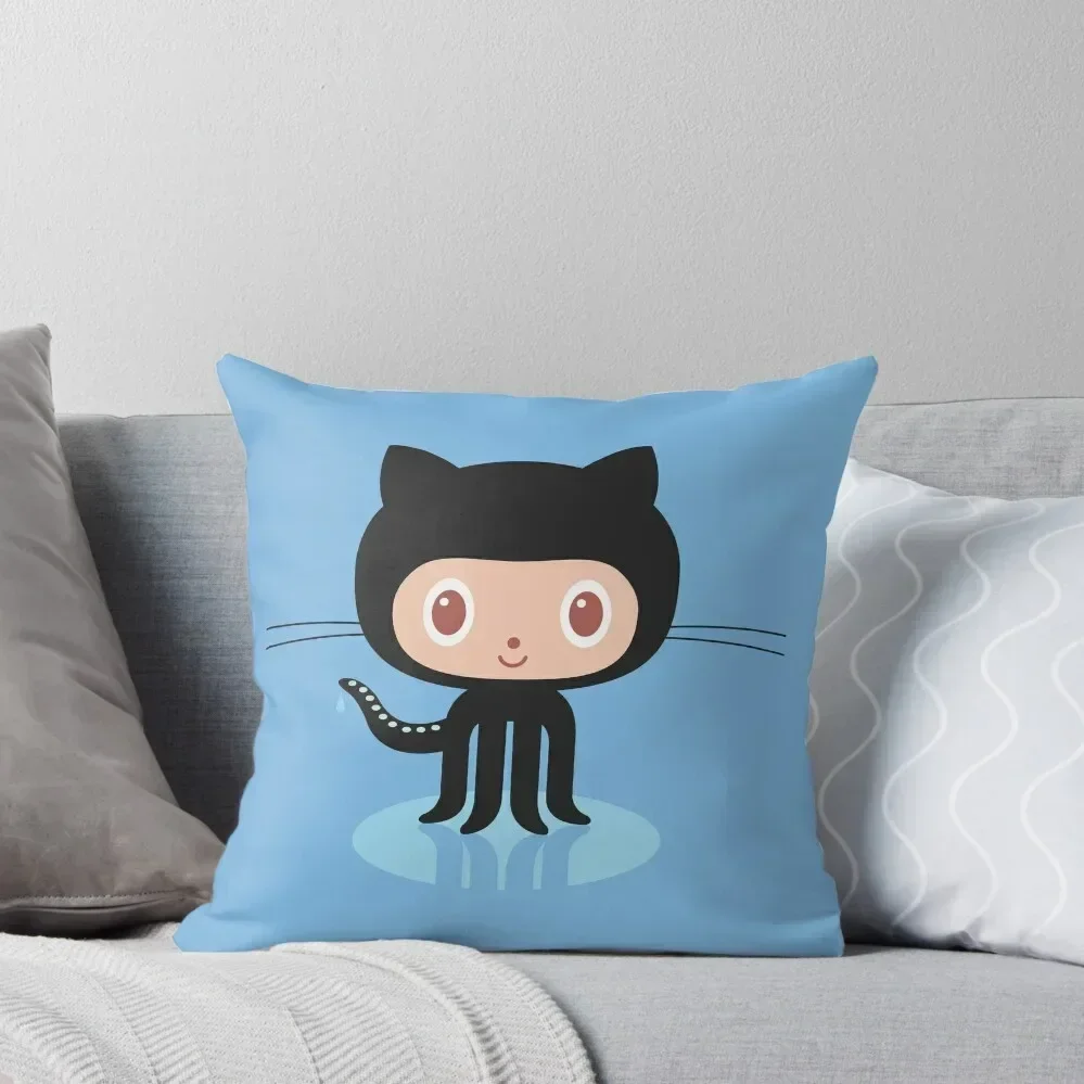 Чехол для подушки Octocat 30x30 см