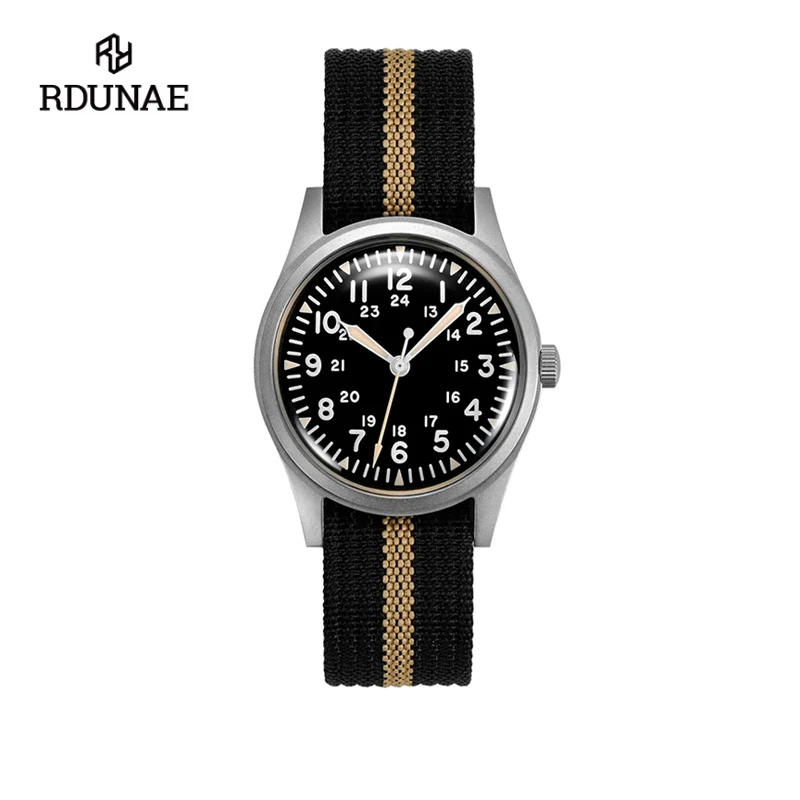 RDUNAE RA03 Кварцевые часы Miyota Super 2035 K1 Минеральное стекло Кристалл Нержавеющая сталь