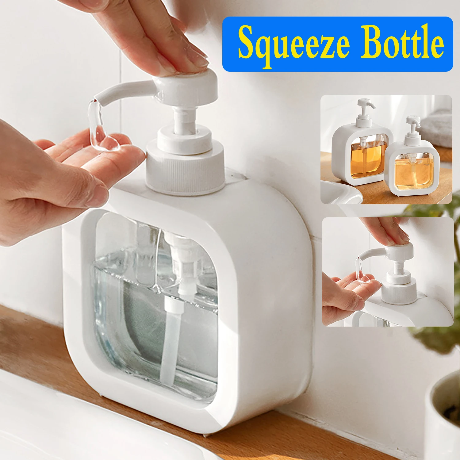 

Press Bottles Portable Refillable Container Refill Home Travel Classification Tool for Handwashing Fluid Essential Oil Cosmetic