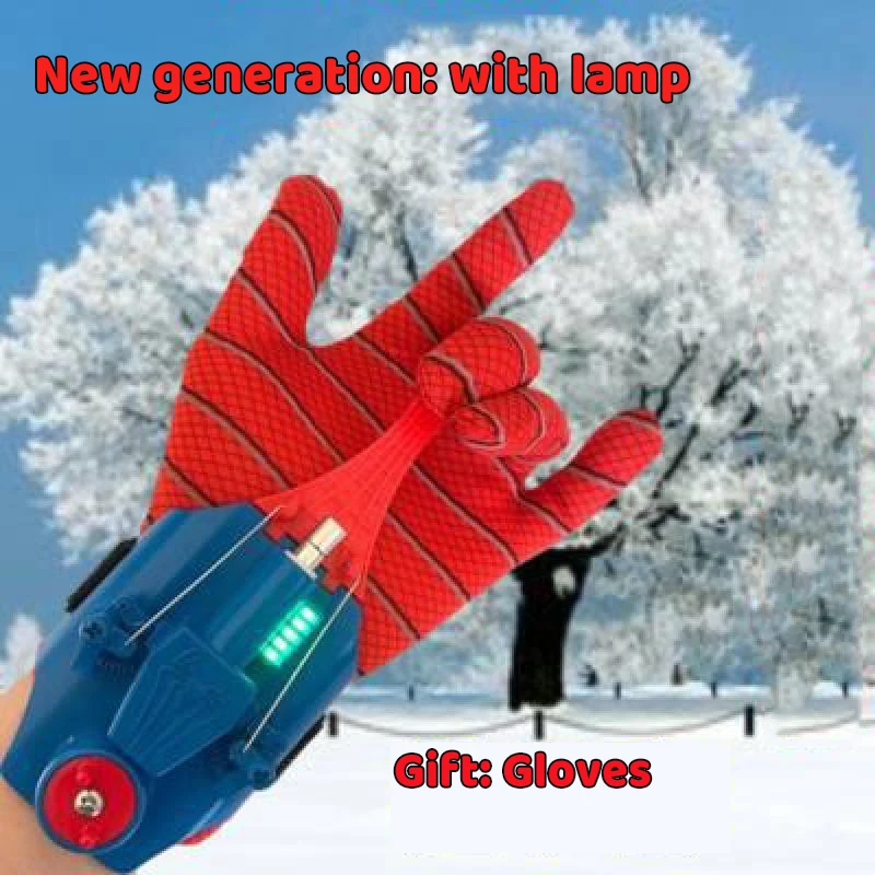 Новинка спиннинговая пусковая установка с супергероями Марвел Человек-паук