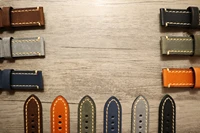 leather watch band strap compatible with all model t u d o r 22mm inlet bluegreyorange fabric oem nato watch strap 4257801