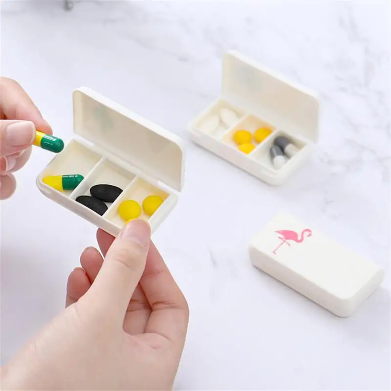 

Drug Capsule Packaging Box Travel Portable Small Medicine Box Compartment Small Pill Box Loading Storage Box 2023