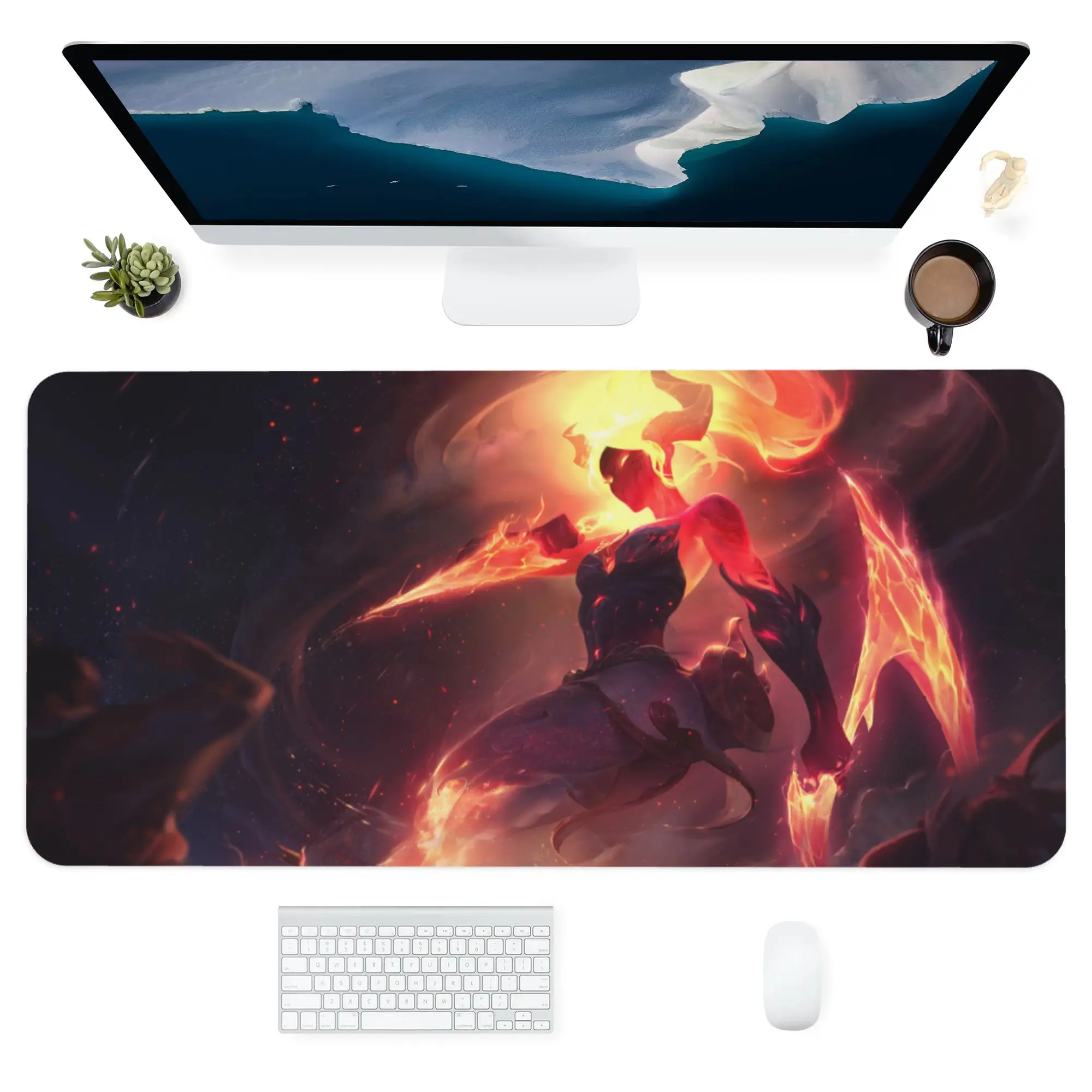 

Desk Large Mouse Pad Mousepad Mat Gaming Pad Deskmat Rug Gamer Mause Carpet Computer Extended Mats Larg Mous Accessories Fire
