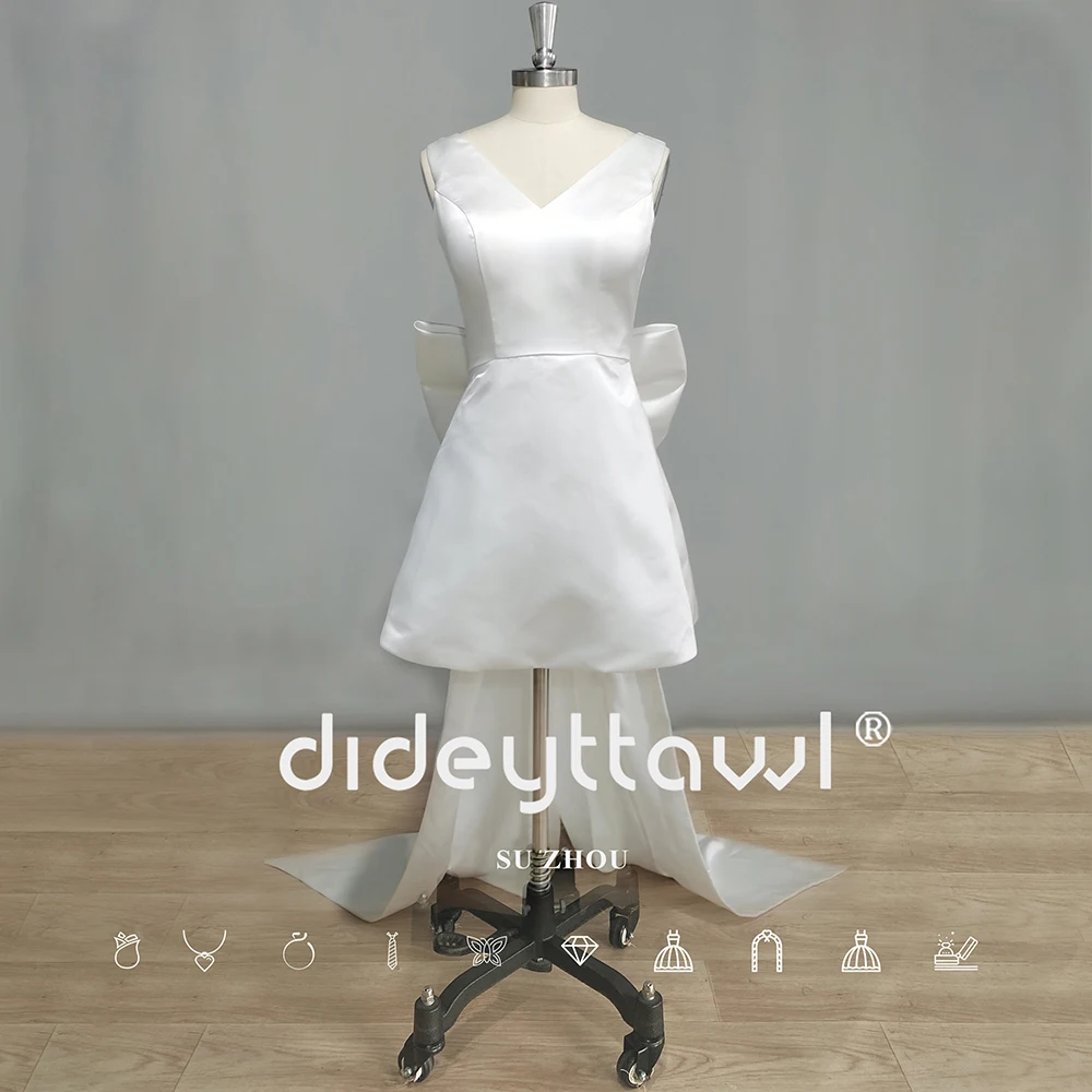 Рисунок 3 - Женское Короткое атласное свадебное платье DIDEYTTAWL