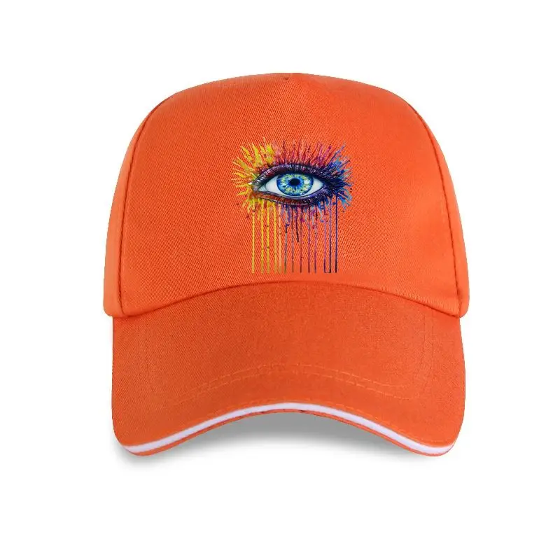 

new cap hat Baseball Cap Eye Auge Art Lsd Psychedelic Ecstasy Xtc Trippy Watercolor Water Color Neon