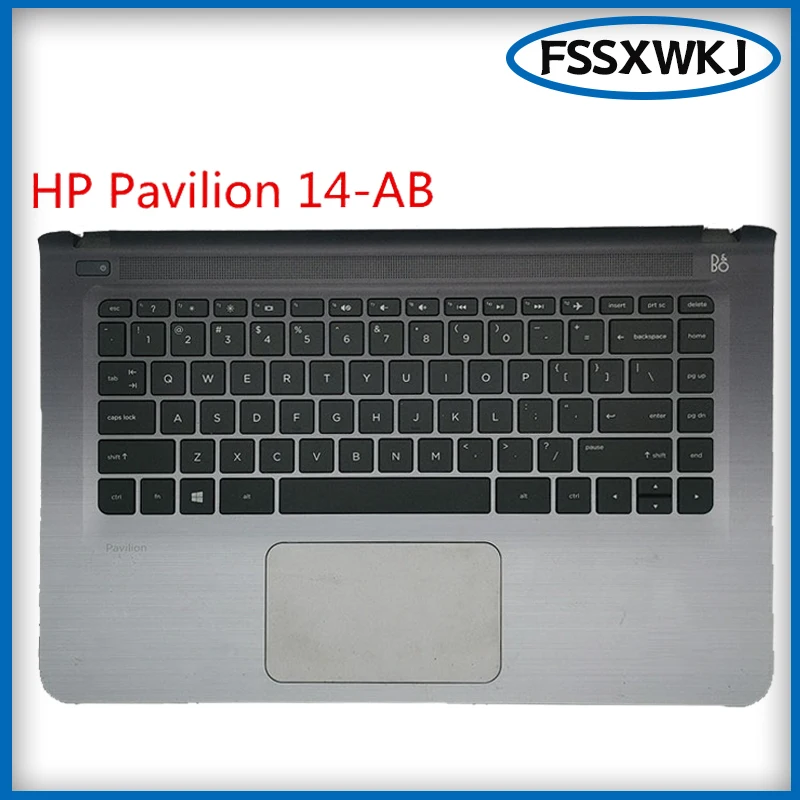 Накладка на верхнюю часть клавиатуры ноутбука с американской раскладкой, без подсветки, для HP Pavilion 14 14-AB 14-ab010tx, серия 806756-001.