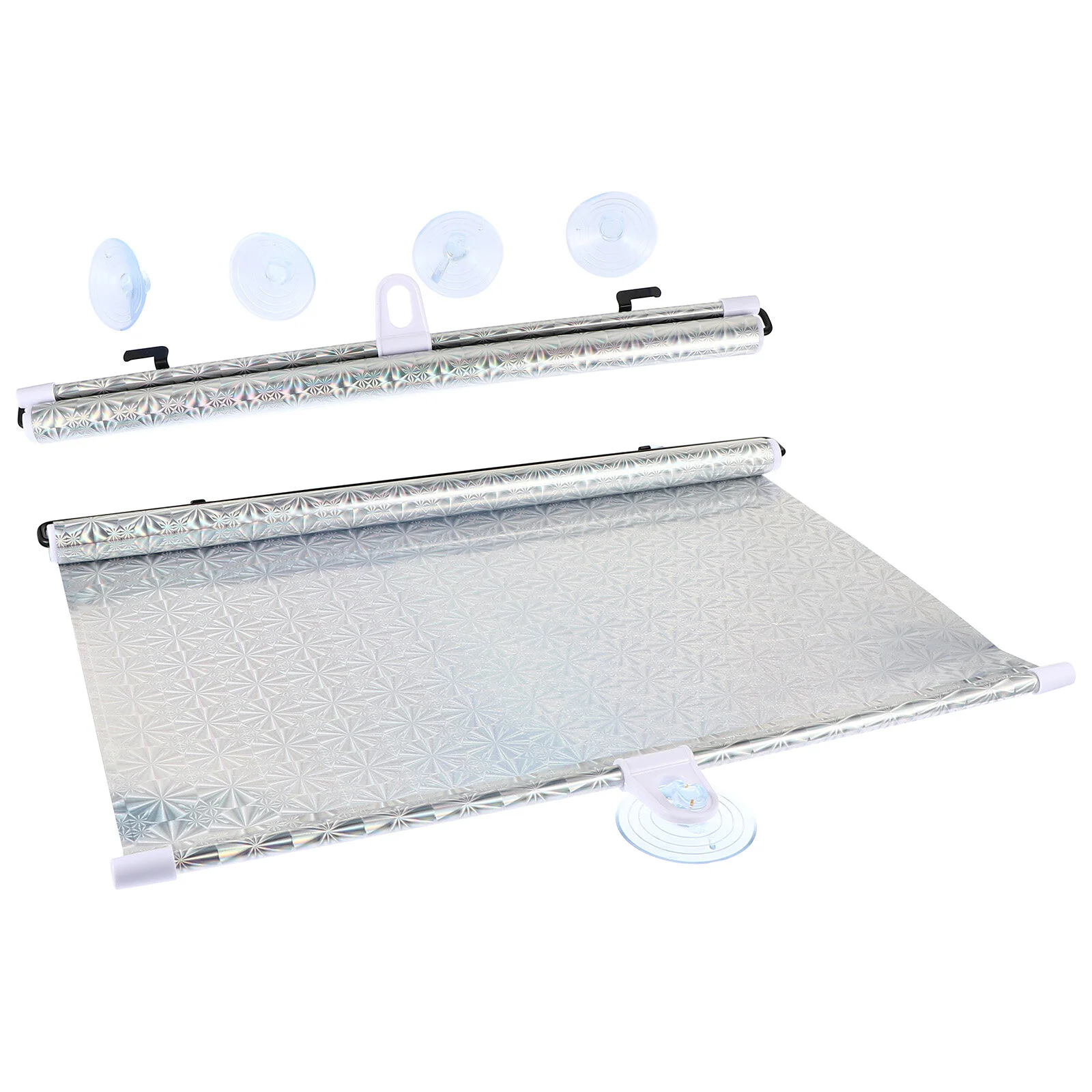 

2Pcs Automatic Car Side Window Sunshade Sun Protection Block Car Roller Sunshade