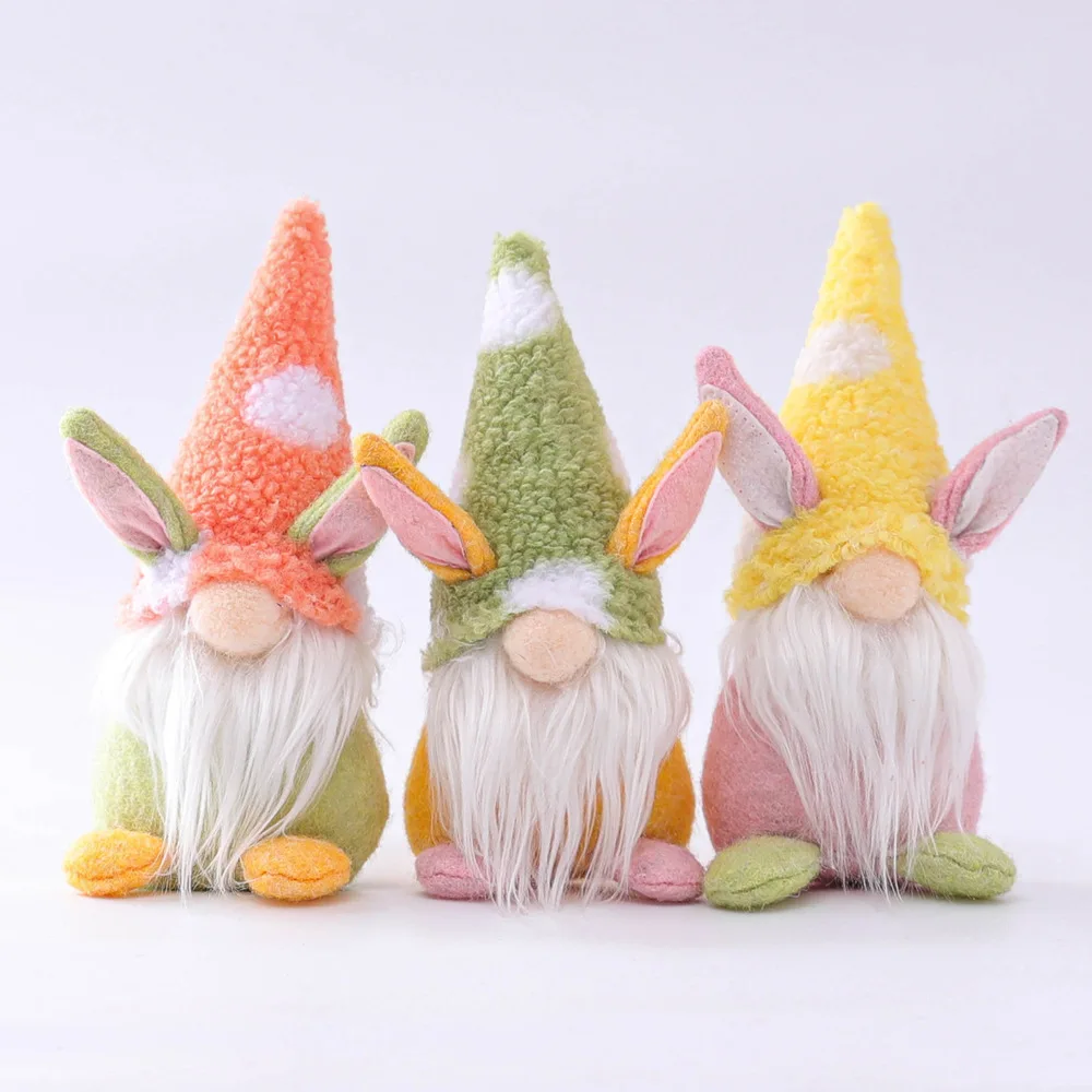 

Easter Bunny Carrot Pygmy Doll Fairy Doll Home Decoration Items Photographic Props