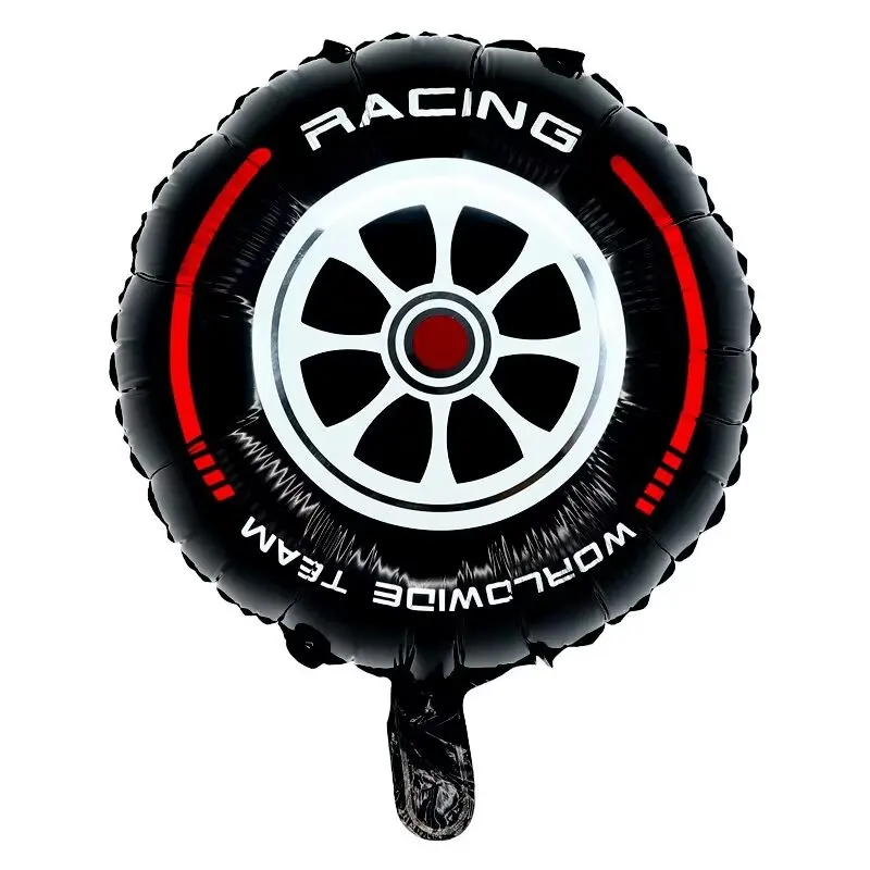 5 шт. фольгированные воздушные шары в виде гоночной машины 18 дюймов
