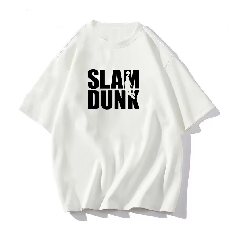 

Cotton Japanese Anime Slam Dunk Shohoku Basket Ball Team T Shirt Sakuragi Hanamichi Print T Shirts Oversized Unisex Clothes