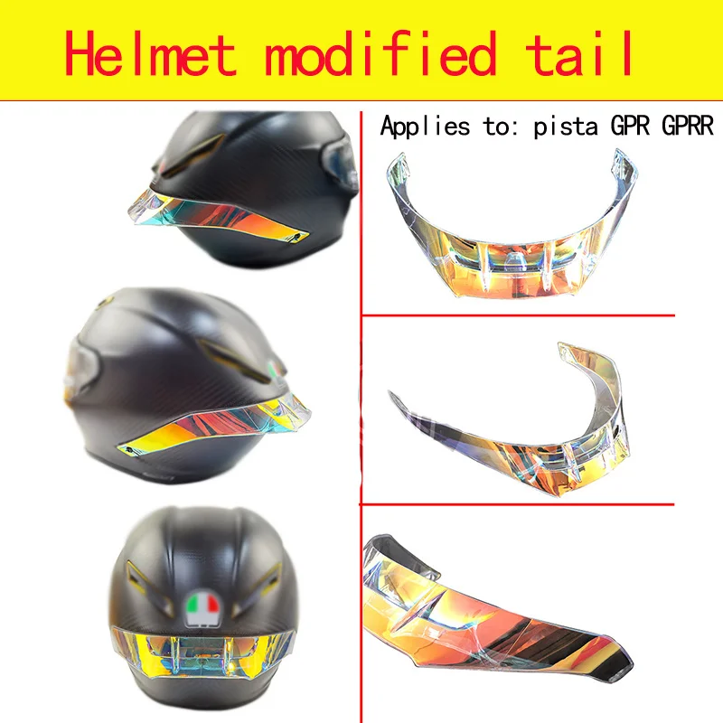 

Helmet Tail Spoiler for AGV Pista GP, Pista GPR, CORSA,CORSA R Rear Spoiler Motorcycle Helmet Accessories & Parts