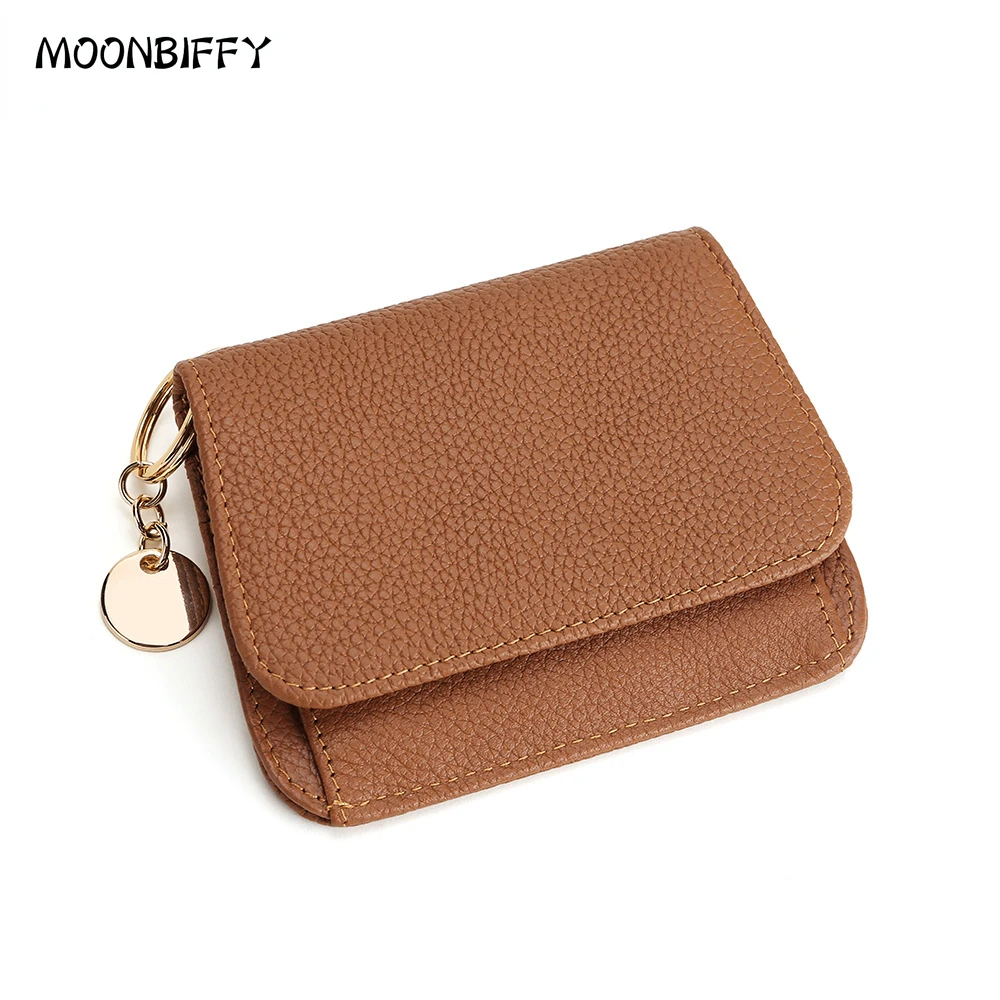 

New Cute Women Genuine Leather Purses Female Cowhide Wallets Lady Small Coin Pocket Card Holder Mini Money Bag Portable Clutch