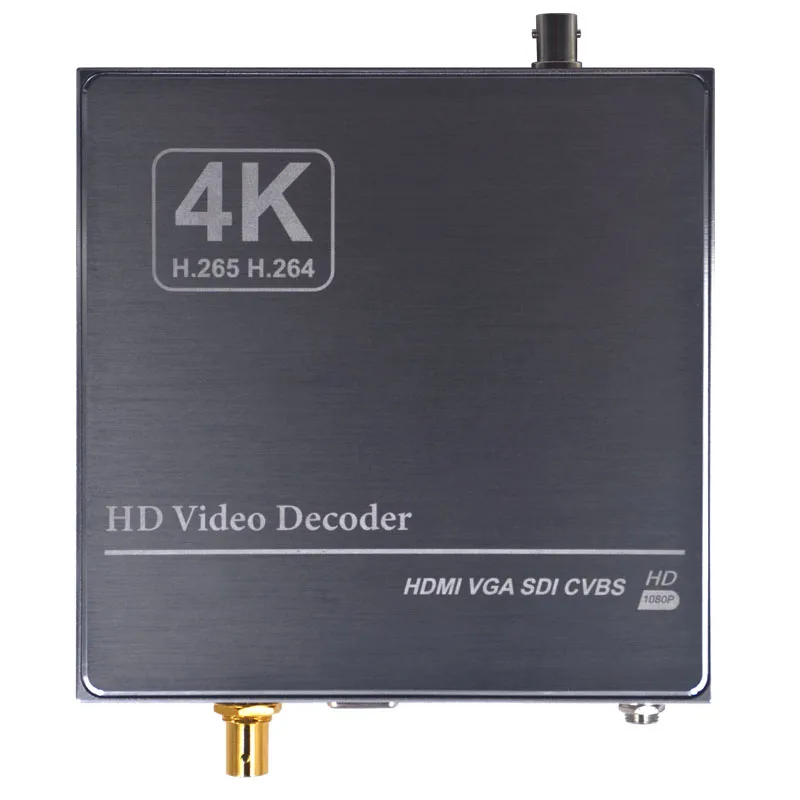 

mini HDMI VGA CVBS SDI Audio Output 4K HTTP HLS RTSP RTMP UDP stream H.265/H.264 decoder