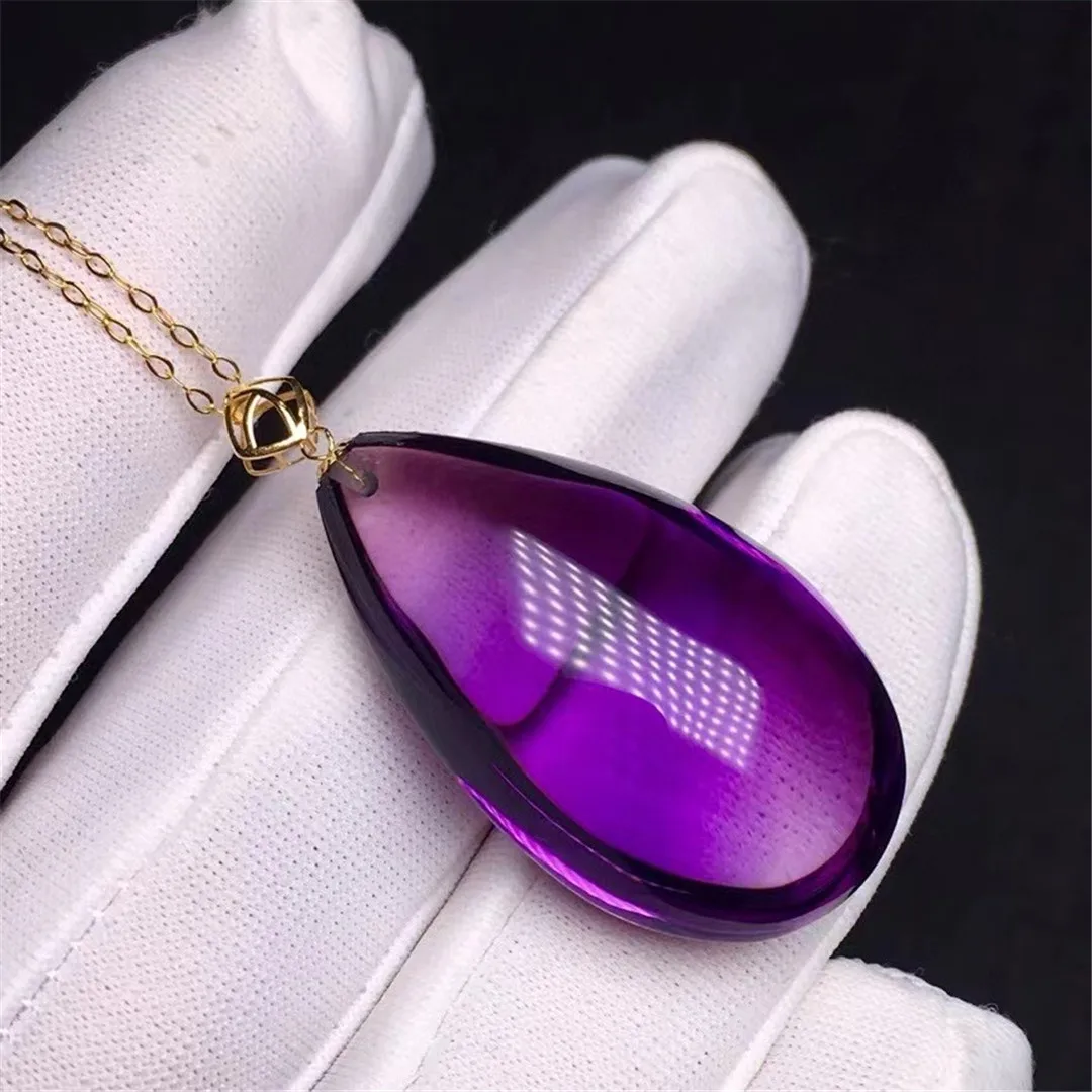 Ожерелье с подвеской в виде натуральной искусственной кожи золото 18 карат для