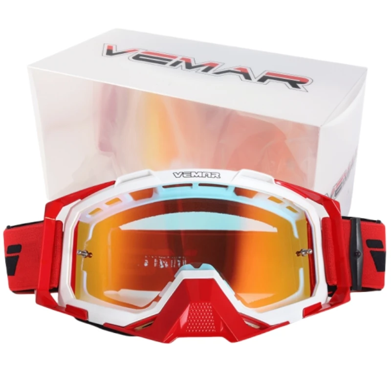 VEMAR очки для мотокросса мотоциклетные солнцезащитные MTB MX ATV силиконовые