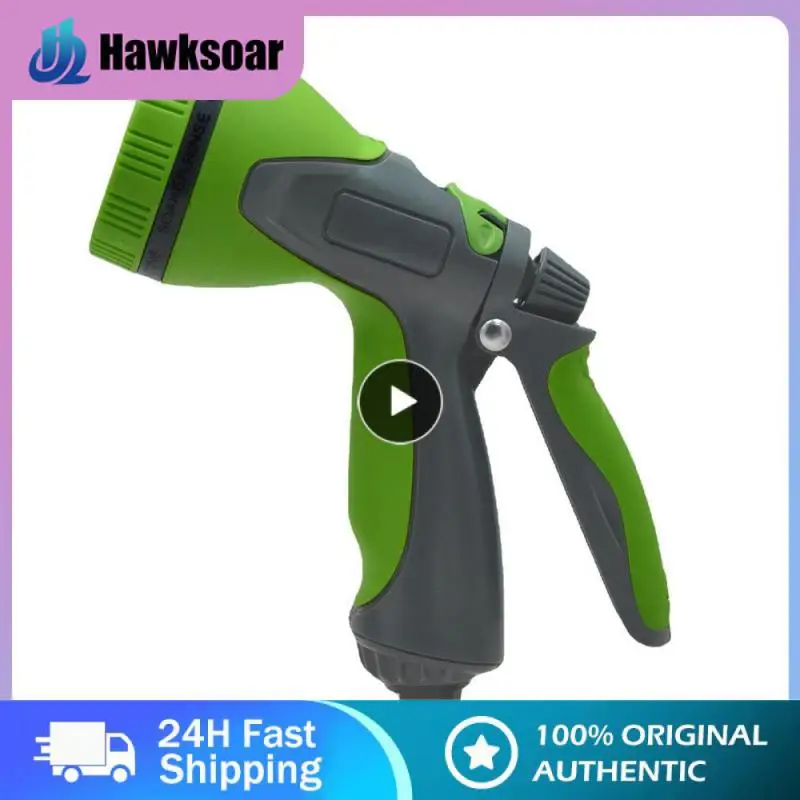 

Grey Or Green High-pressure Water Gun Versatile Adjustable Spray Nozzle Durable Convenient Hand Sprayer Gun Single Blow Head Abs