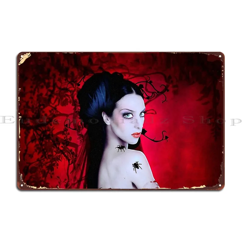 Моника Нарандзё Тарантул коврик для ванной металлический знак печать плакатов