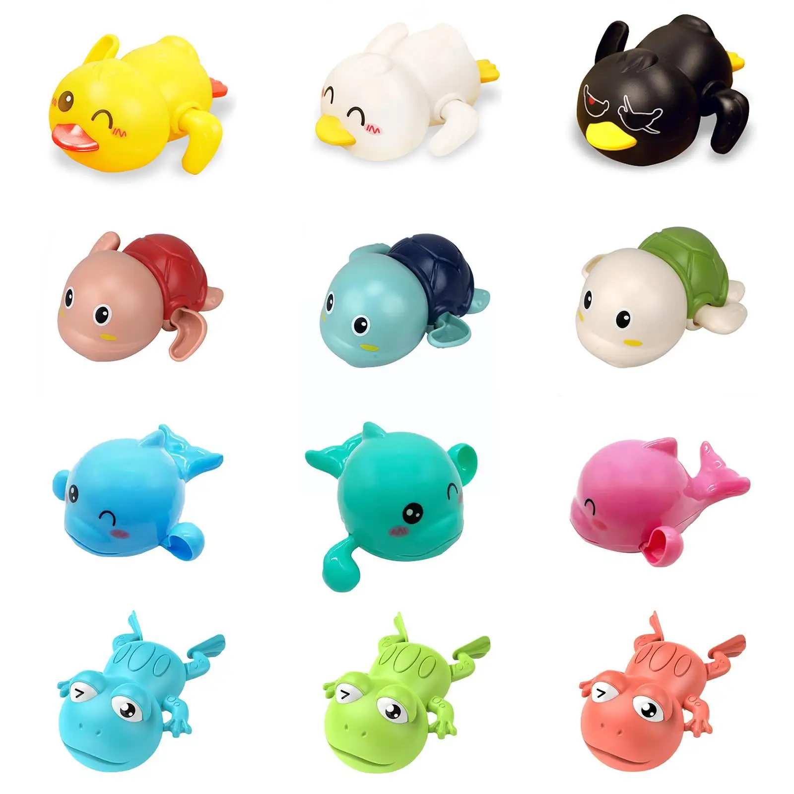 Baby Bath Toys Clockwork Little Yellow Duck Baby Bath In Toy Boys Playing Swimming The Bath Girls Bathroom Toys 1pc Water F2d6