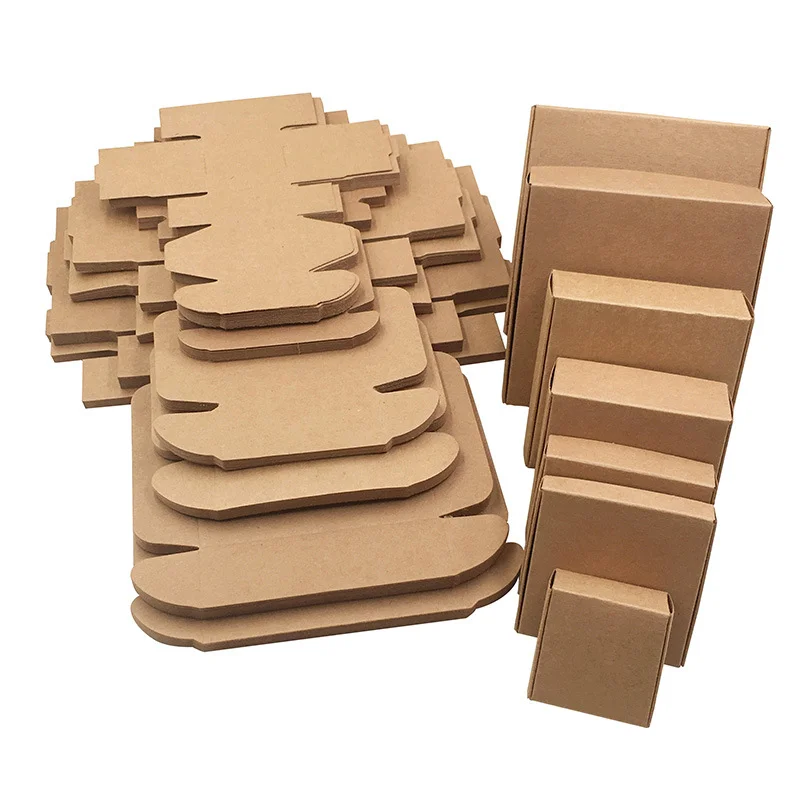 

Подарочные коробки из крафт-бумаги