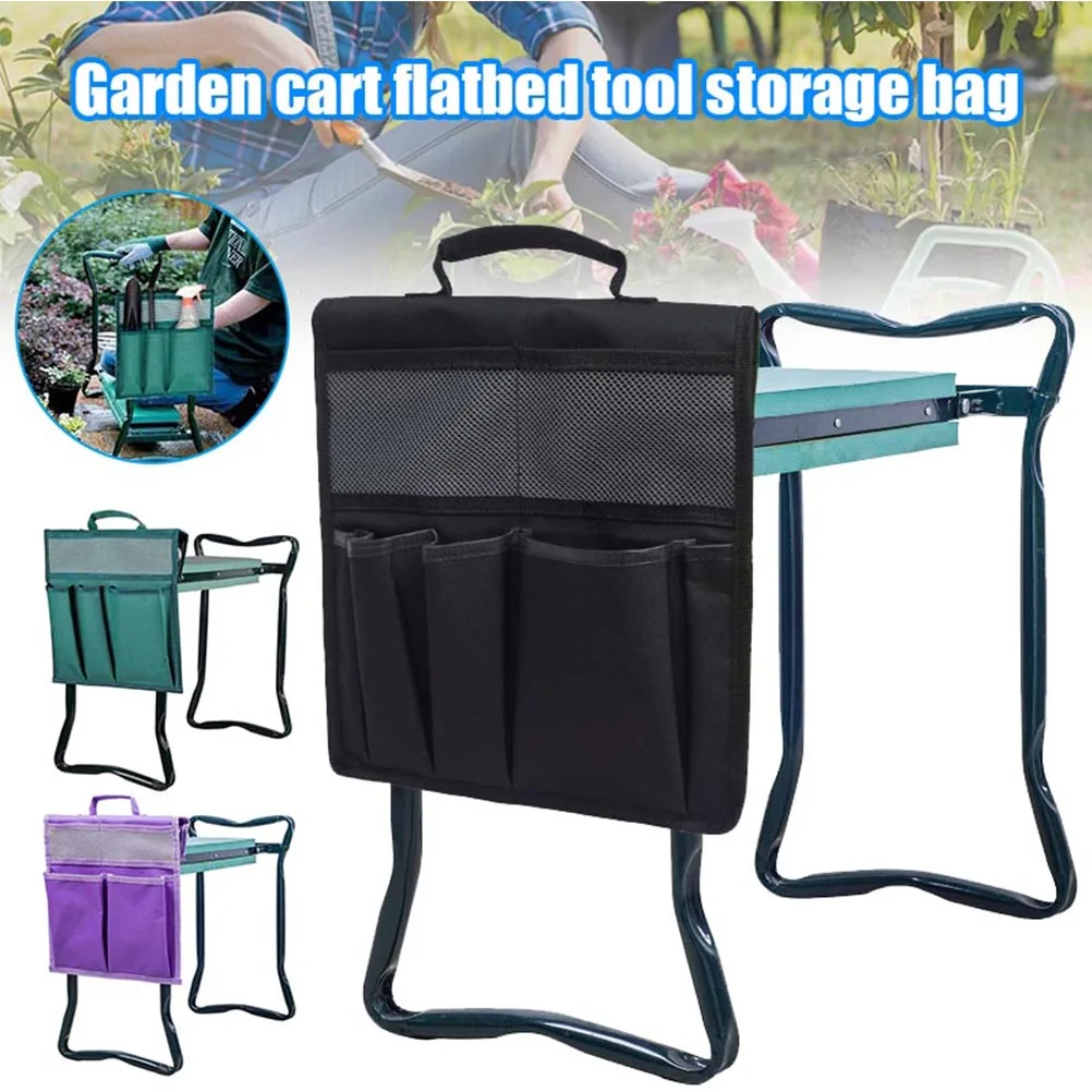 

Garden Foldable Kneeler Seat Tool Bag Outdoor Work Portable Cart Storage Pouch Garden Tool Storage Bag bean bag chair cricut