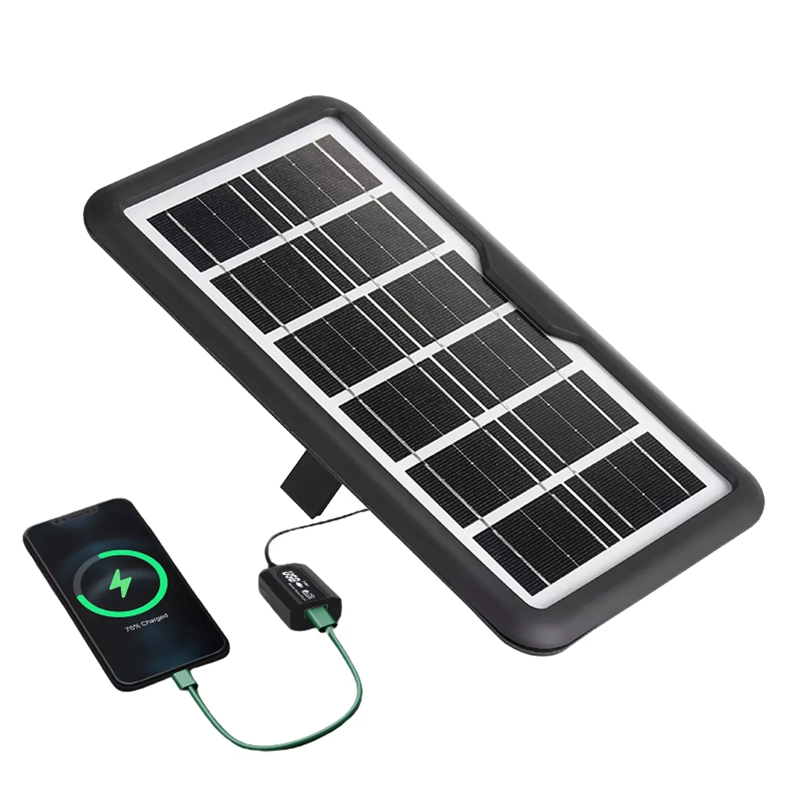 

Solar Panel Charger Portable Solar Panel Charger 12W Solar USB Charger Waterproof Outdoor Solar Panels With Smart Charging