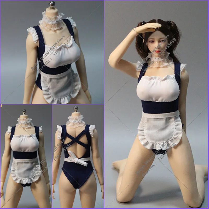 DMTOYS масштаб 1/6 косплей искусственное нижнее белье боди фартук шарф аксессуары