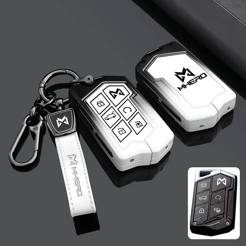 Чехол для автомобильного ключа из цинкового сплава для MHERO I M-HERO Mengshi 917 2023-2025: защитный корпус, брелок-держатель, аксессуар для пульта ДУ (art.: 3920d94d6a366) - 3920d94d6a366