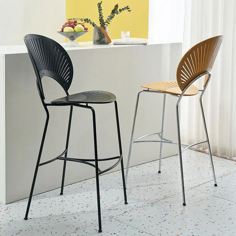 

High Back Chair for Bar Counter Stool Shell Peacock Chairs Lounge Chair and Ottoman Luxury Design Chairs Replica Modern Decor