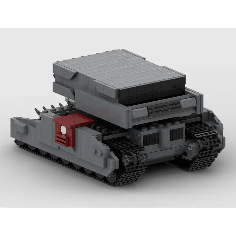 Фото 647 шт. MOC- 217486   Автоматический Barrager Tank Destroyer MOC Строительный блок Боевые транспортные средства Дисплей Модель Кирпичи Рождественские игрушки для мальчиков №2