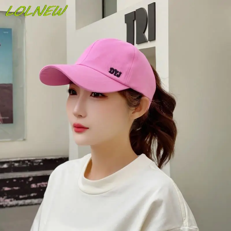 High Ponytail Baseball Cap For Women Sport Golf Tennis Caps Bundle Hair Tie High Messy Bun Ponycap