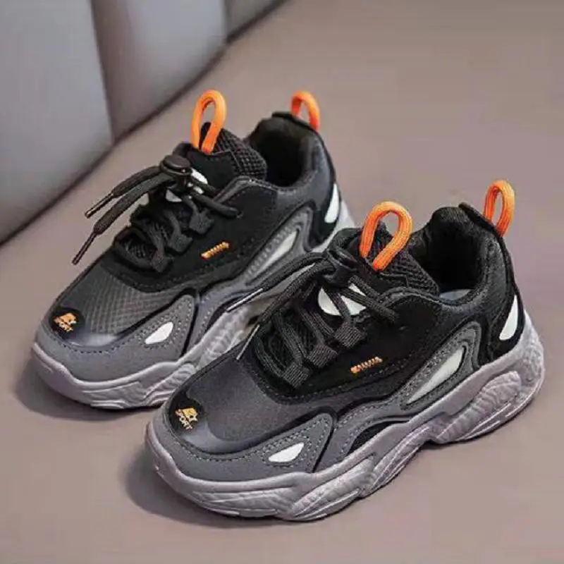 Kids Running Shoes Boys Non-slip Waterproof Casual Shoes Tennis Cotton Sneakers Fashion Teenager Trekking Sport Training Shoes