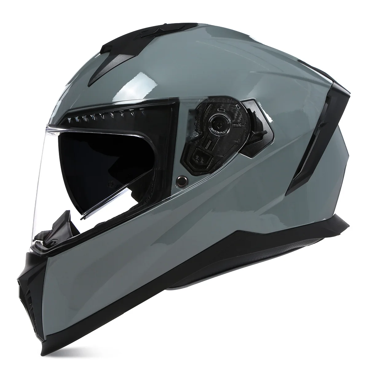 

Personalities Full Face Helmet Attractive Design Helmets With Dual Sun Visors-DOT ECE Accreditation Ideal for Motorcycle Riders
