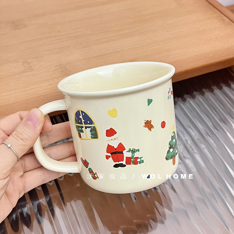 

Кофейная Милая керамическая кружка для завтрака, чая, кофе, кружки, чашка, каваи-чашки, дорожная посуда для напитков, для кухни, столовой, бар...