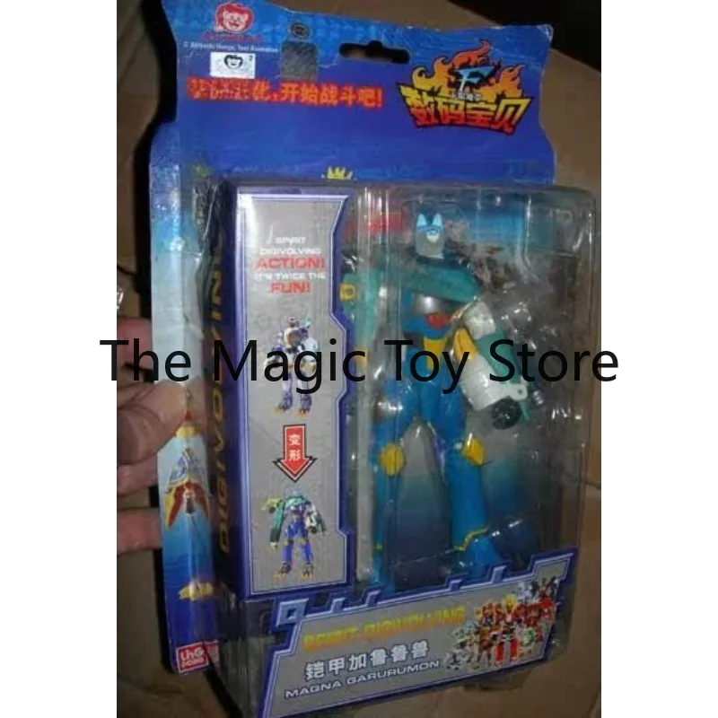 Фото Оригинальная фигурка-трансформер Bandai Digimon Armor Garurumon DigiCaesar Tyrannomon, модель игрушки Омегамон №3