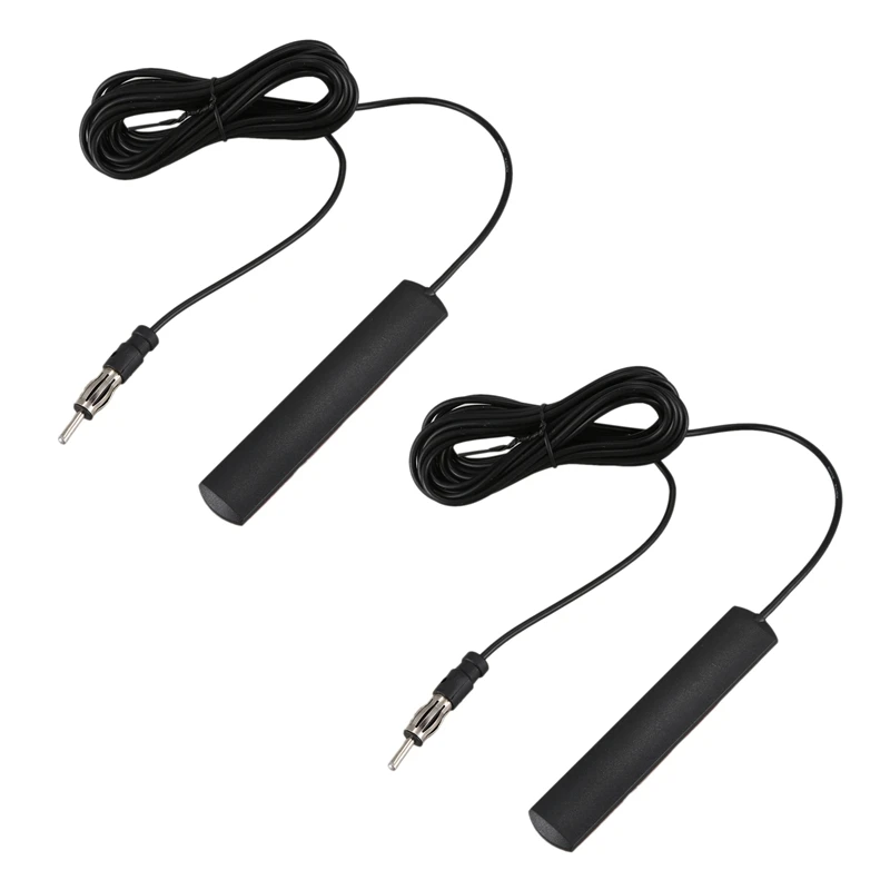 

2X Universal Car Stereo AM FM Radio Dipole Antenna Aerial For Vehicle Car