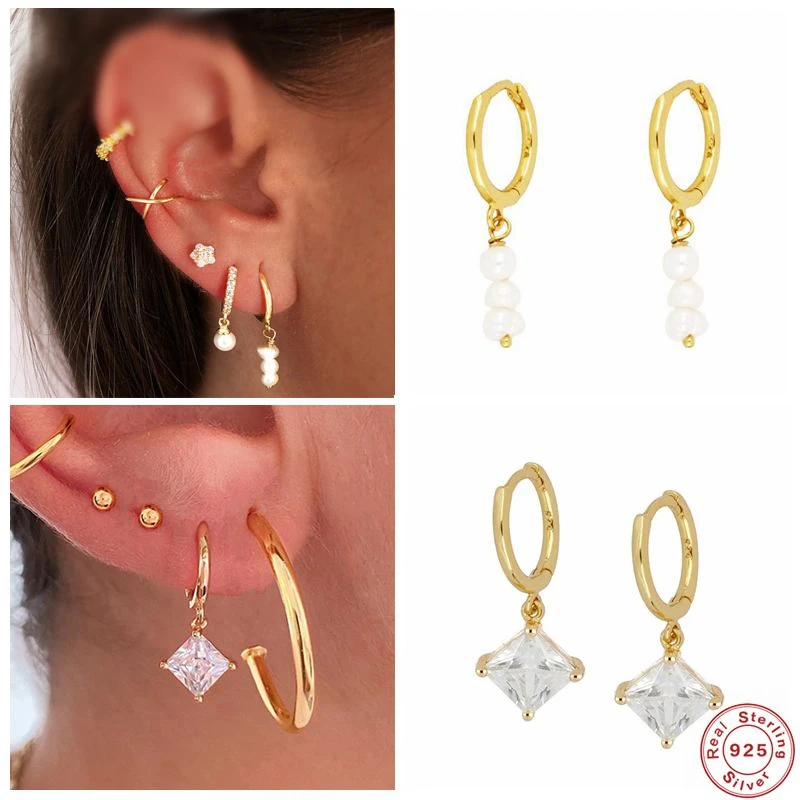 

Женские серьги из серебра 925 пробы, с жемчугом