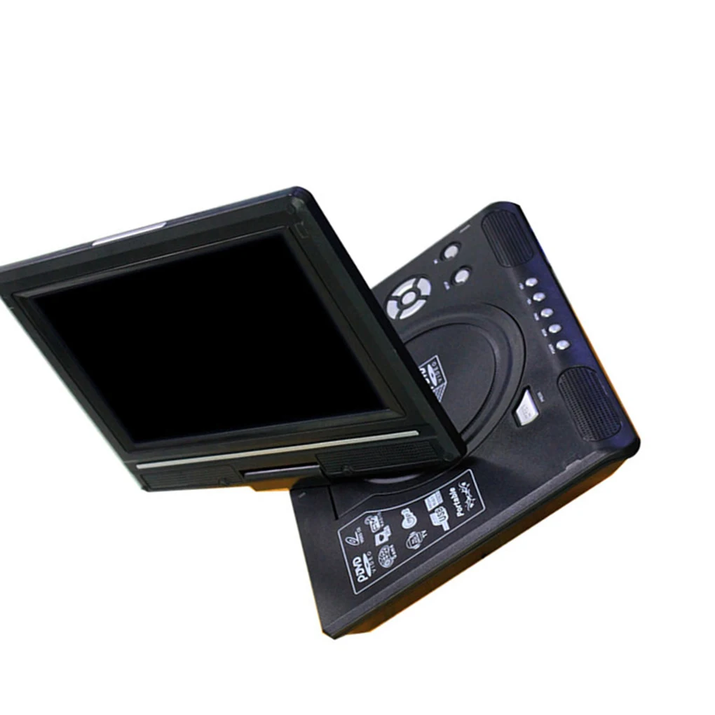 

9.8" Portable DVD Player HD Video Player AV Input Output Car Mini TV Playing Device US/UK/EU/AU Plug