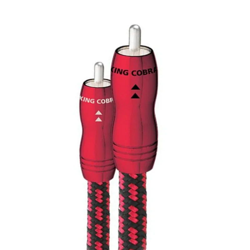 Кабель RCA King Cobra штекер 2RCA-2RCA PSC + (медь с идеальной поверхностью) Hi-Fi аудиоусилитель