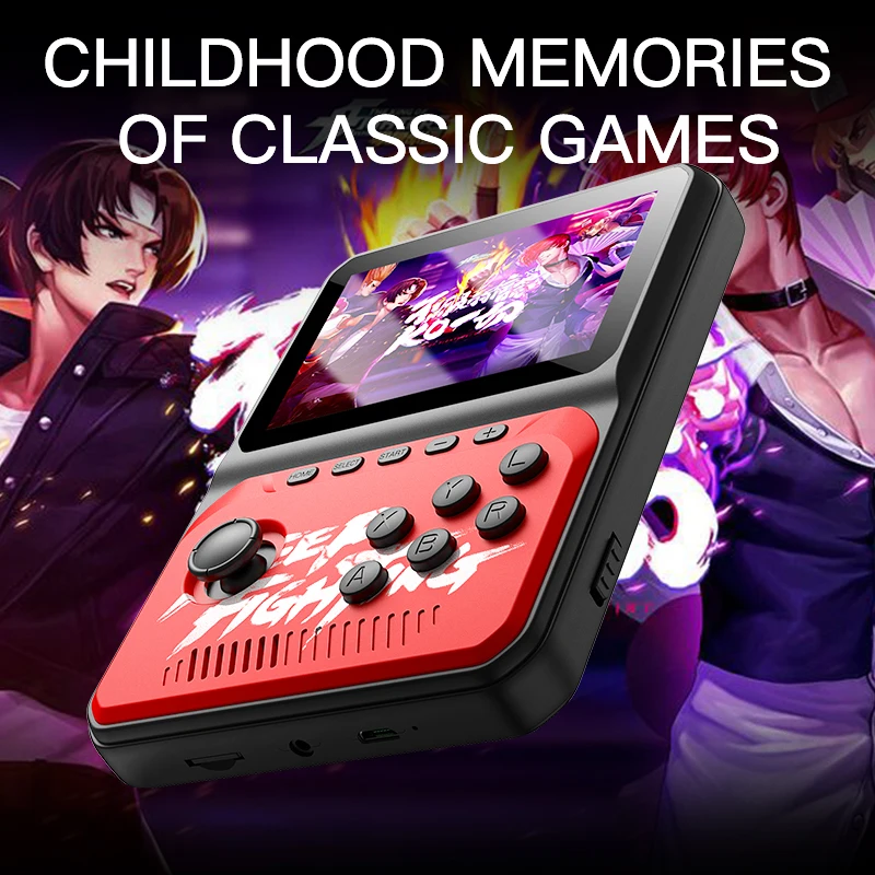 Портативная мини-консоль джойстика в стиле ретро 16 бит 8 ГБ 3 5 дюйма ЖК-дисплей